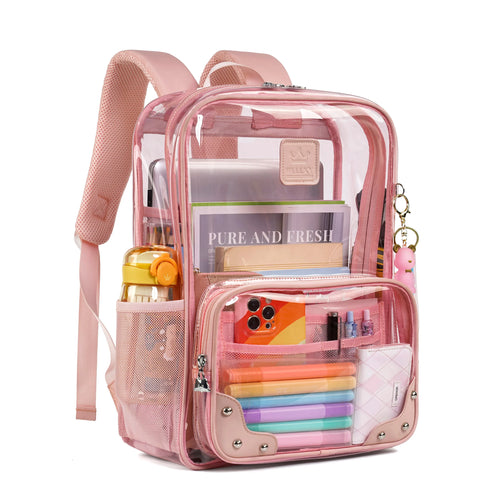 Clear Heavy Duty Transparent Backpack for Women