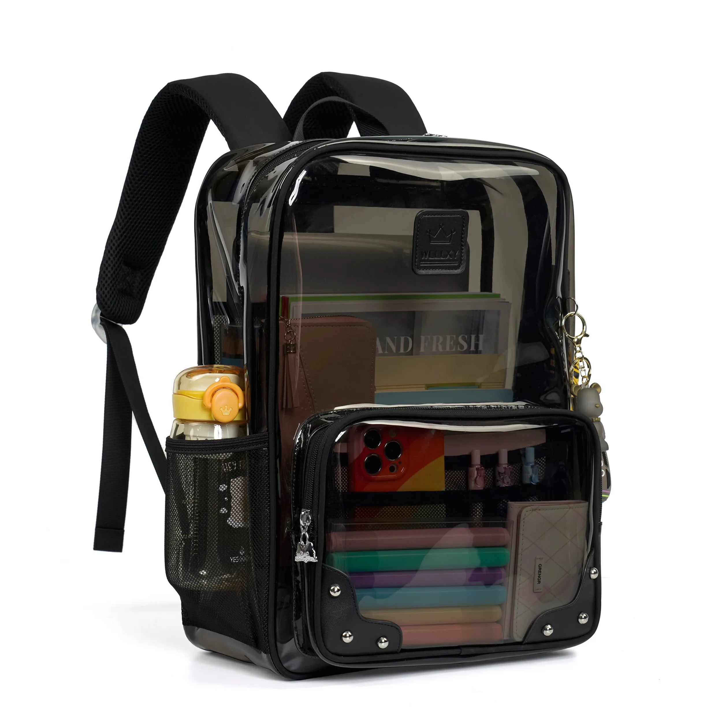 Clear Heavy Duty Transparent Backpack for Women